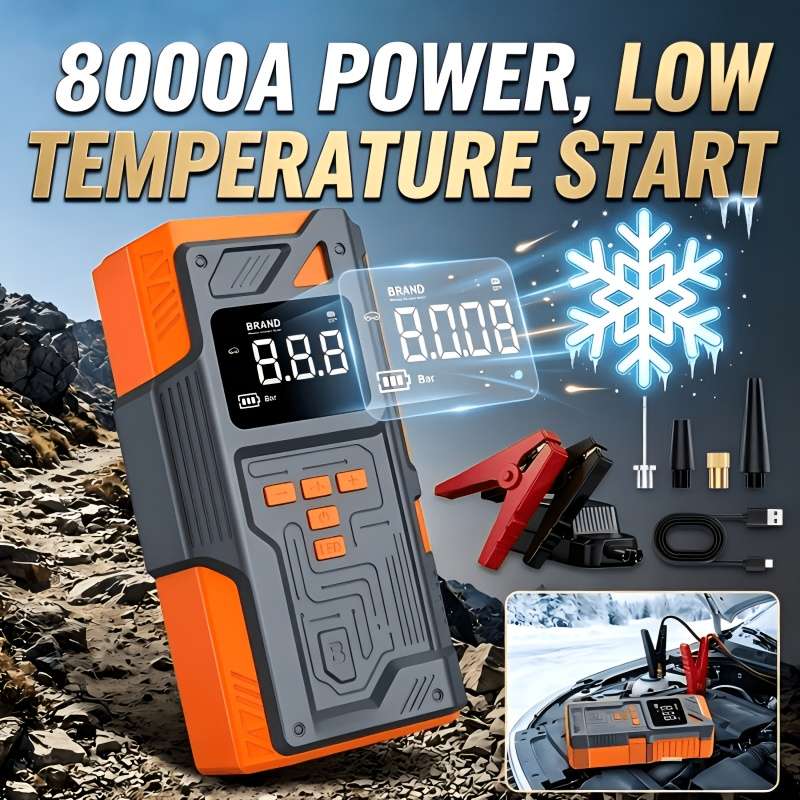 Car Accessories Items Multifunctional Air Pump Main Unit  Accessory Set