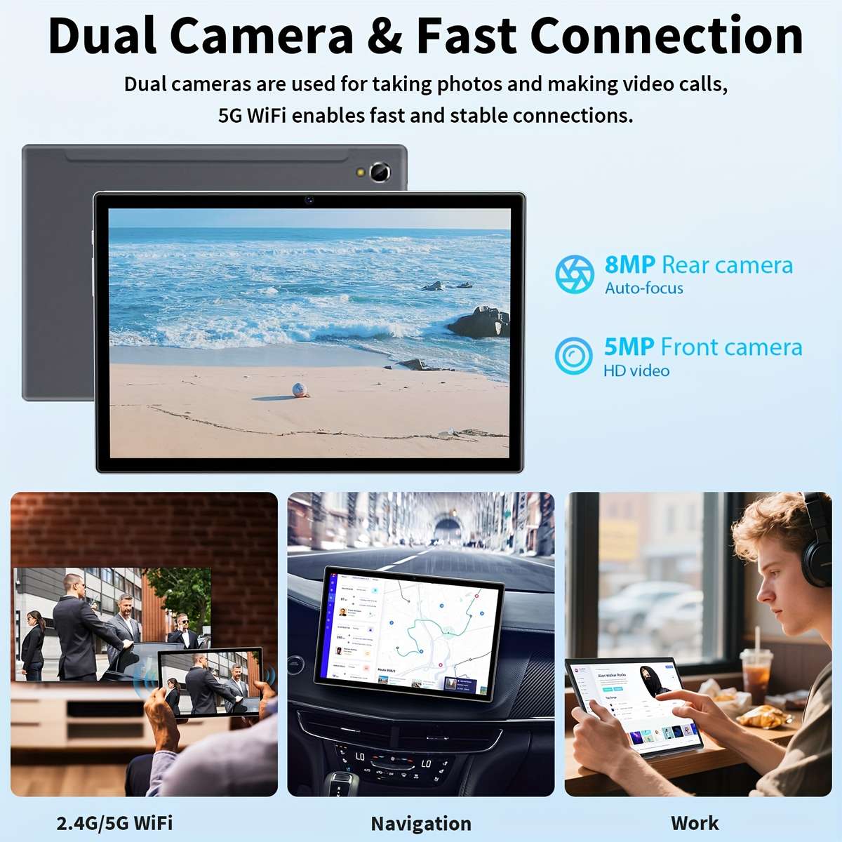 Premium Relndoo Newest Android Tablet For Students Fast Processing Speed 10 1