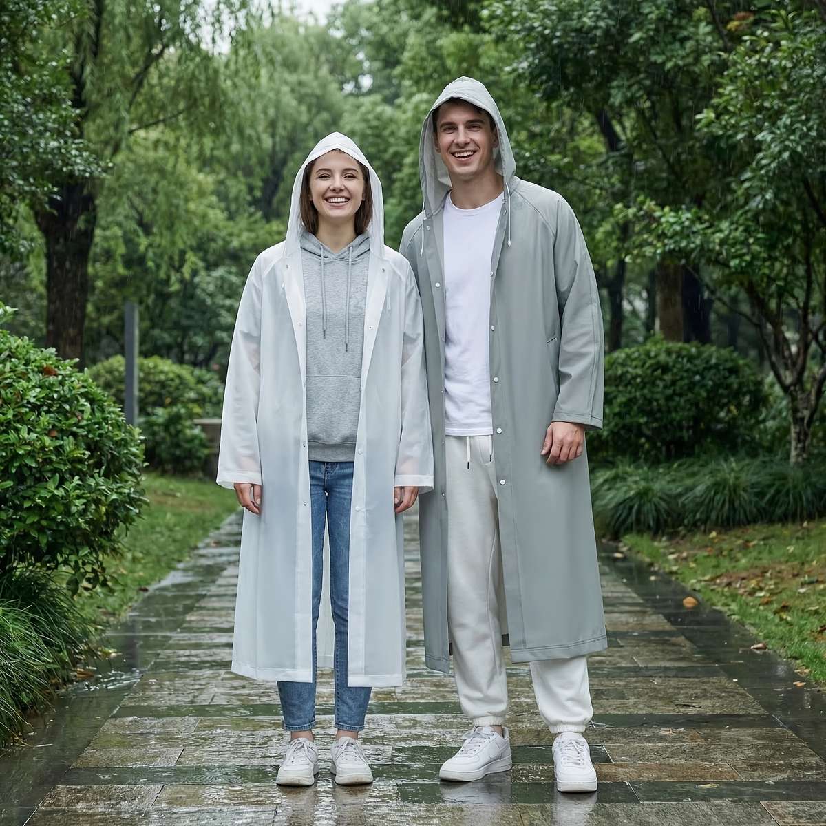 Raincoat White