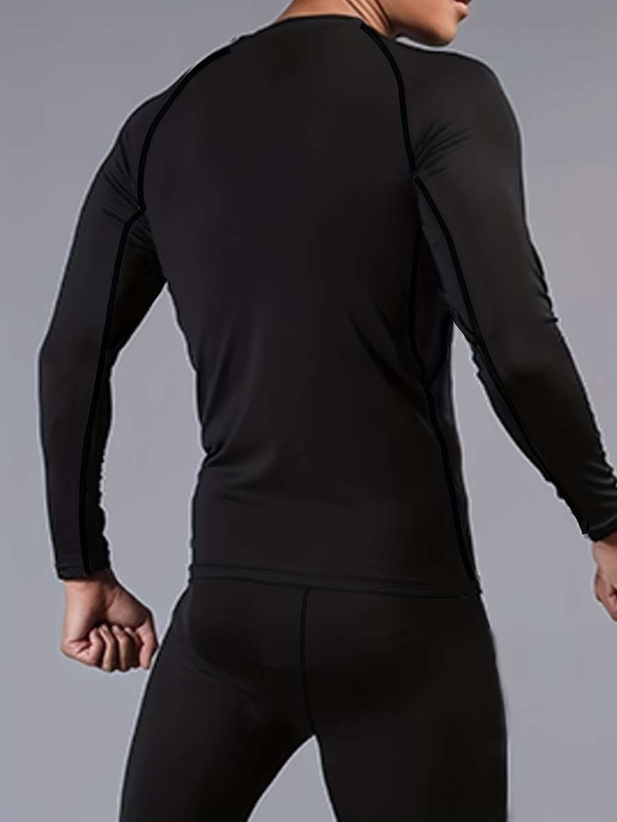 Thermal Underwear Color Black Black Line Sizexl