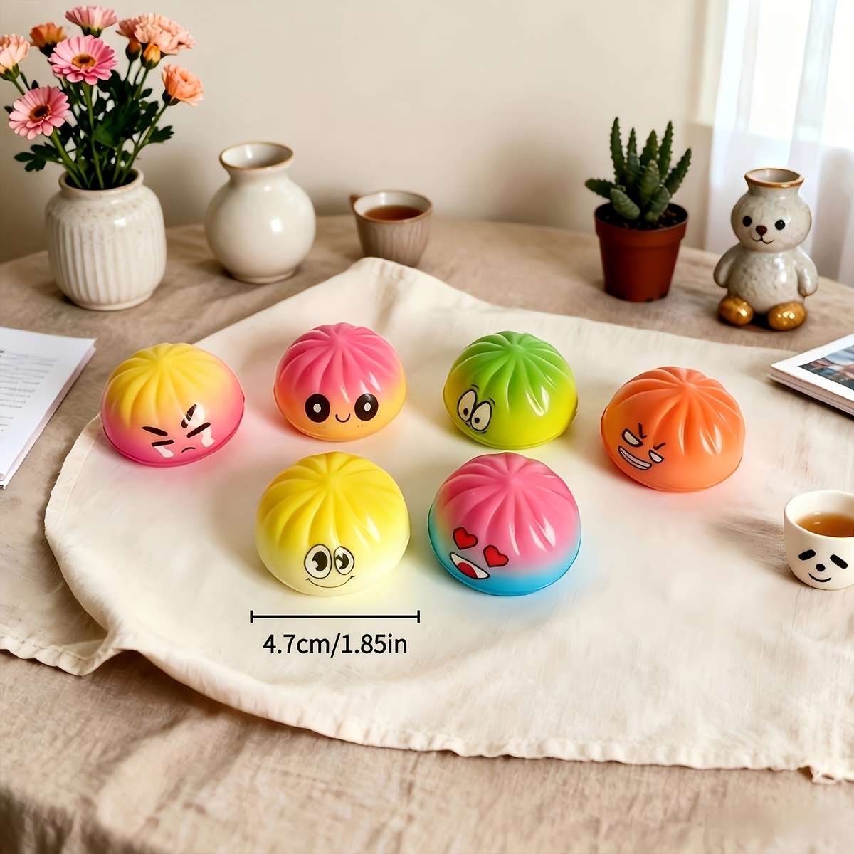 Squeezable Toys Items Slow Rebound Emoji Pack Color Shipped Randomly Quantity 9 Pieces