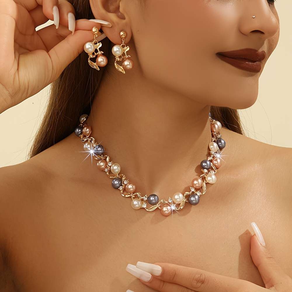 Womens Necklace Color Colorful Applicable People Miss
