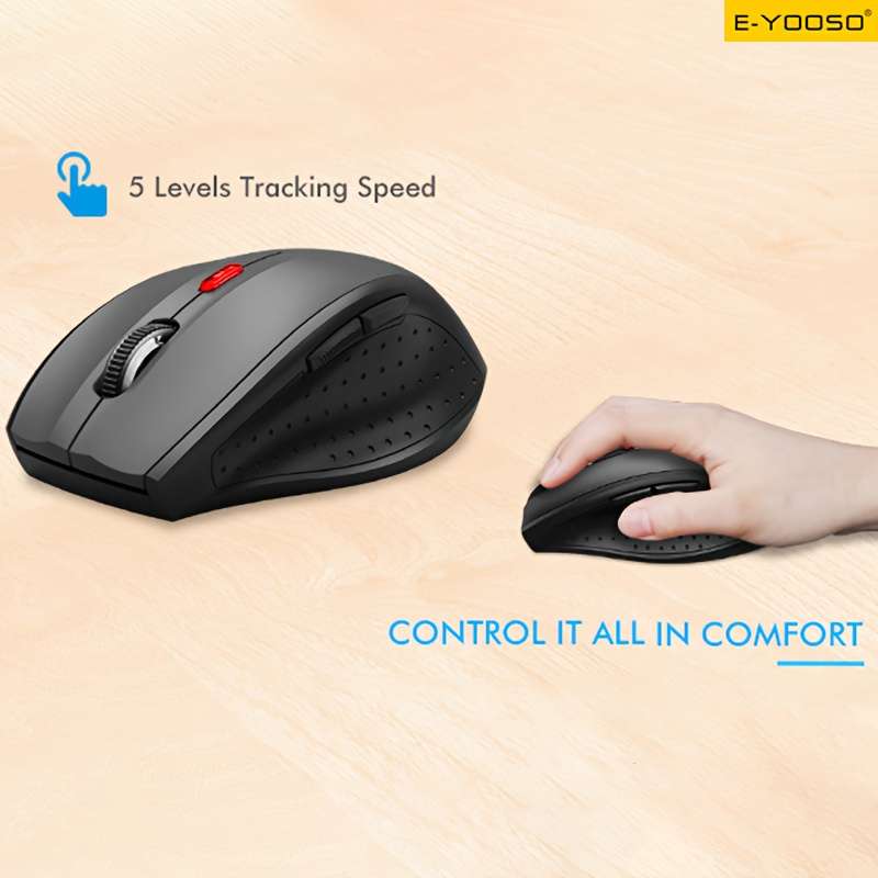 Advanced Abs Finish For Business Travel Yooso Wireless Keyboard And Mouse Set