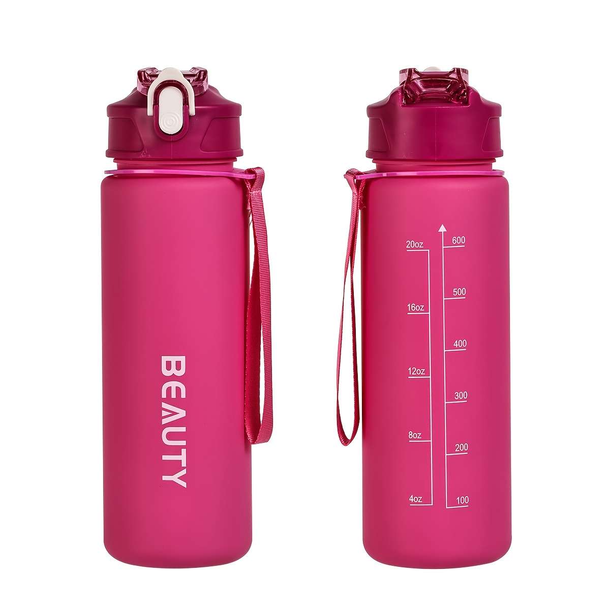 Water Cup Color Rose Red 600Ml