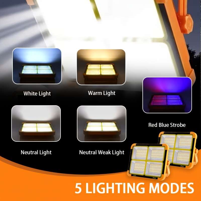 Solar Emergency Lights Items Portable Lamp 2Pcs