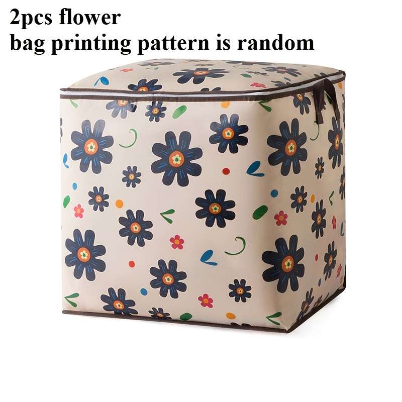 Storage Bag Style 2Pcs Flower