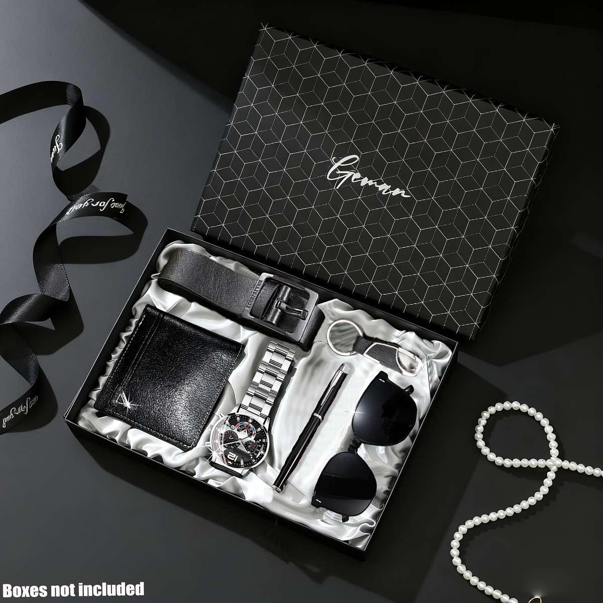 6Pcs Men Fashion Business High End Luxury Exquisite Watch Set Various