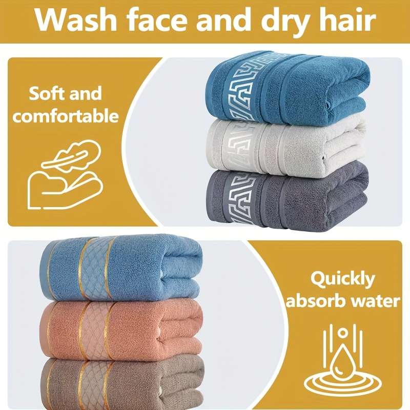 Towel Color Polychrome Size3Pcs Style2