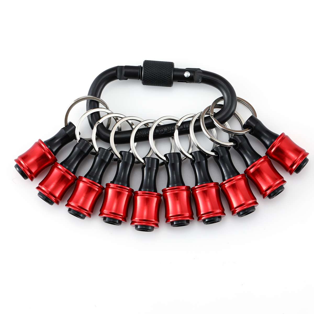10-Piece Multi-Purpose Socket Wrench Set Red