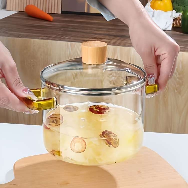 Cookware Pot Color 1.6L Yellow Handle