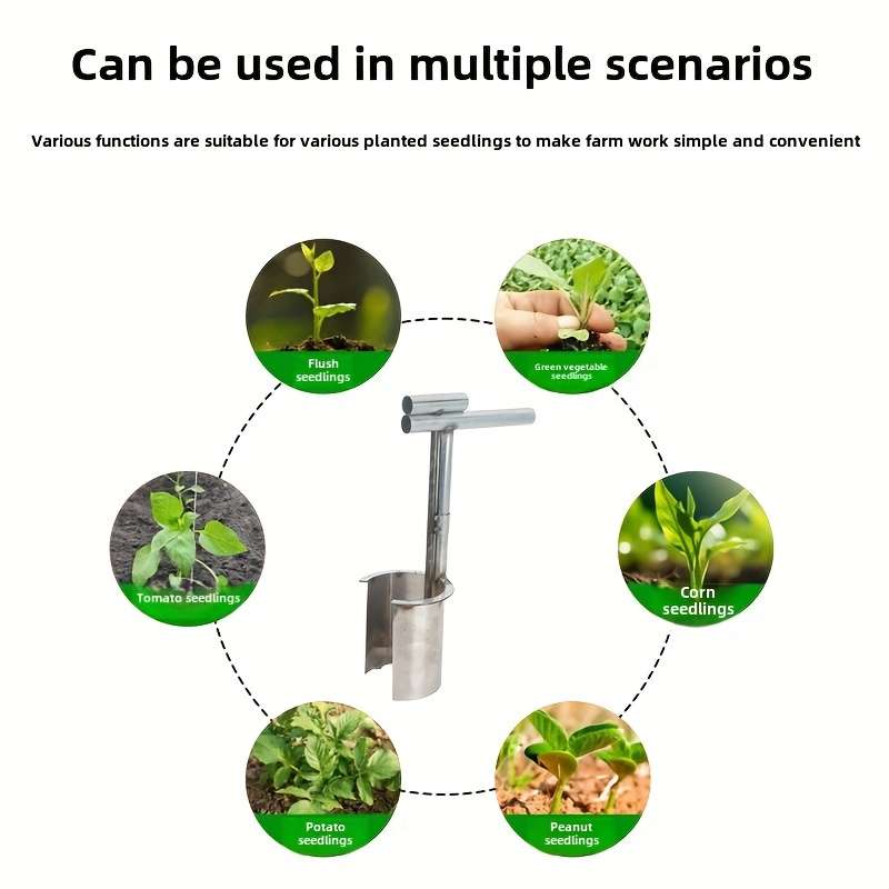 Stainless Steel Bulb Planter Handheld