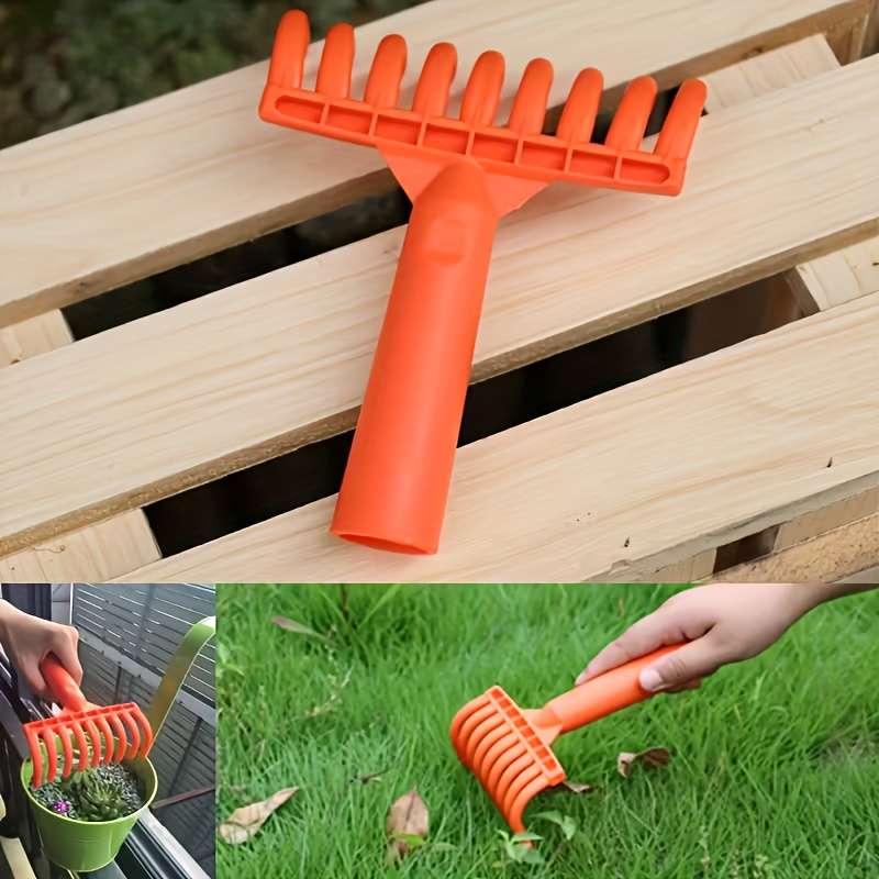 Garden Supplies Color 13Cm Rake Orange 2Pcs