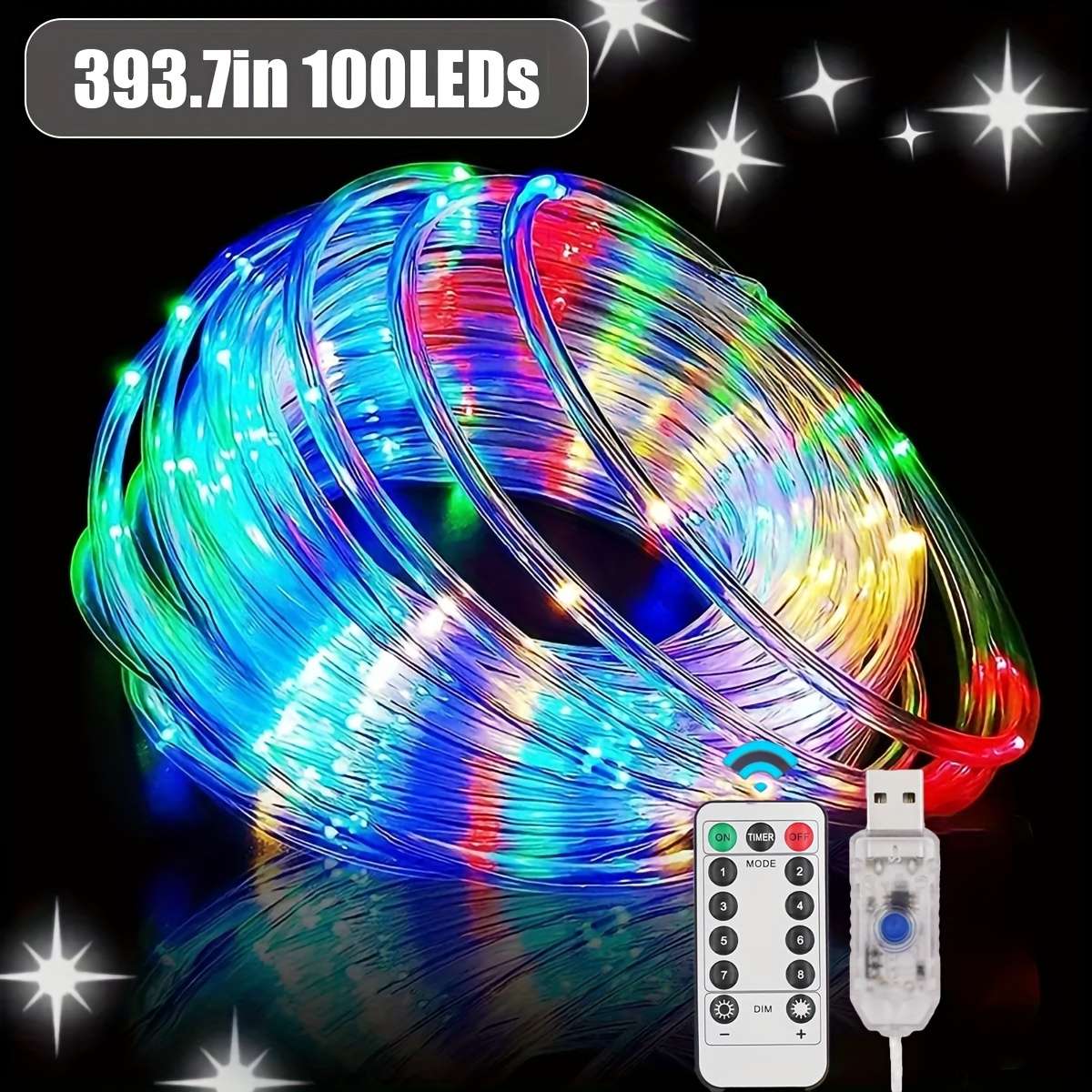 String Lights Color Warm White Size5M 50Leds