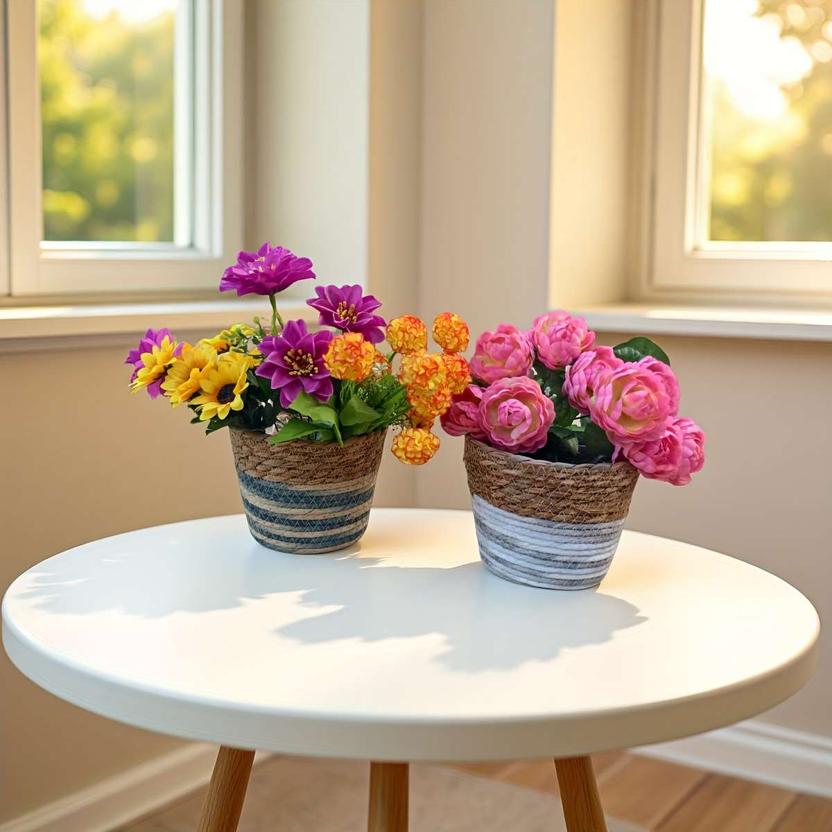 Flowerpot  2Pcscolor Blue