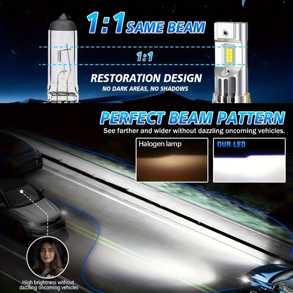 Car Lights Model H1 H7 4Pcs