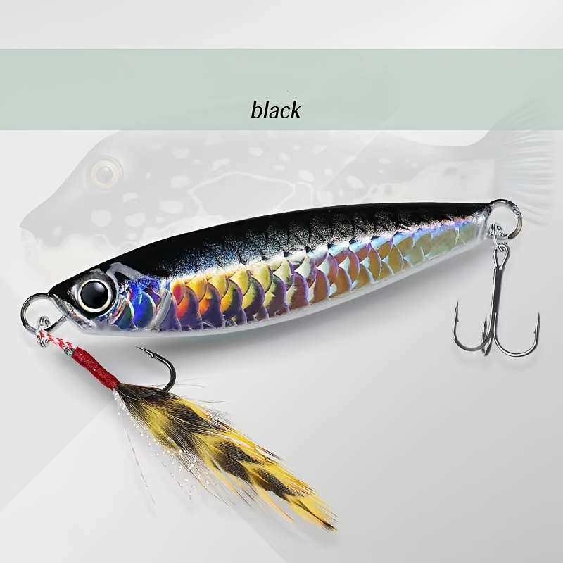 1pc 30g 1.05oz Fishing Lure Casting Jig Graceful Swim High Reflectivity