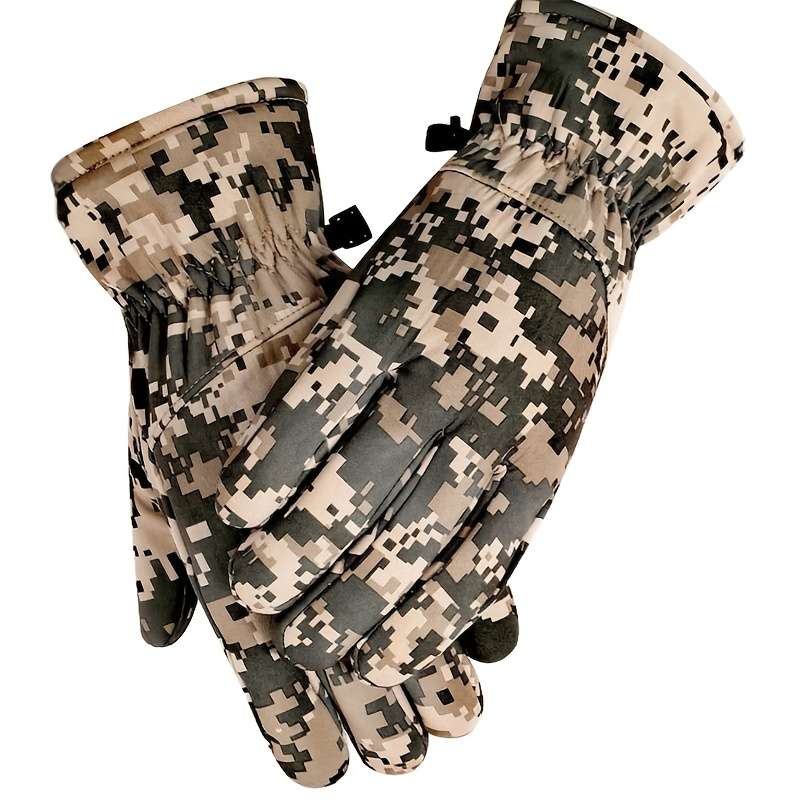 Gloves Color Mens Abstract Orangeblue