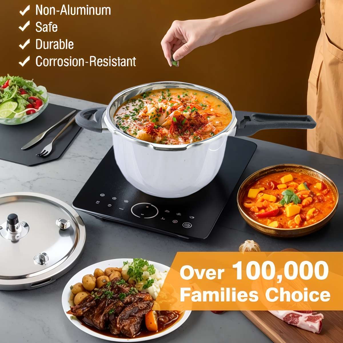 Stainless Steel Cooking Pressure Cooker