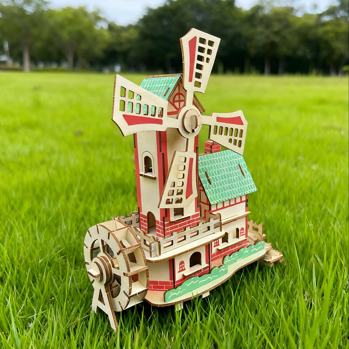 3D House Model Ornaments Items Mill Cottage