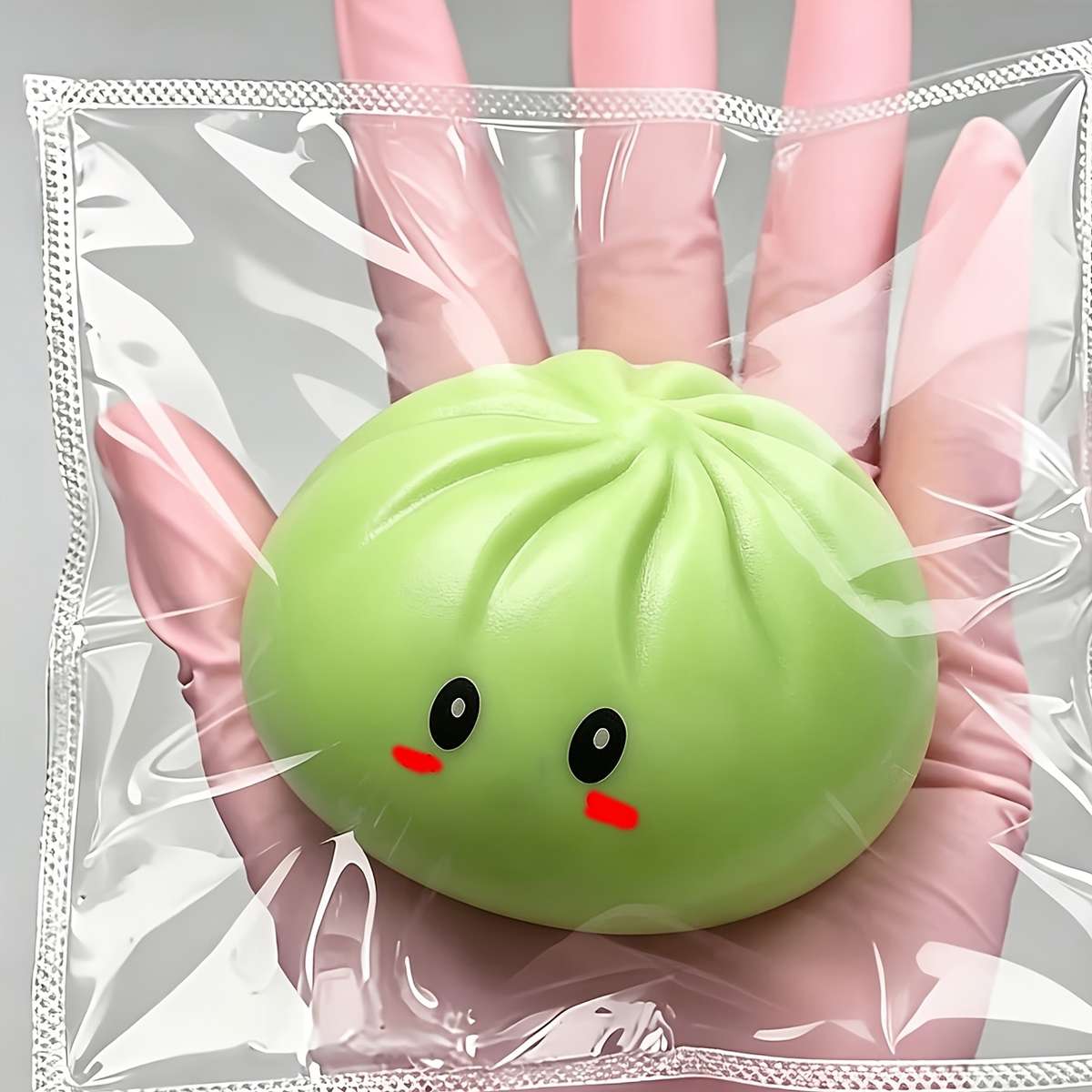 Squeezable Toys Color Random Color Style Style Steamed Buns Steamer