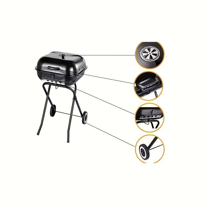 Barbecue Grill Color Black
