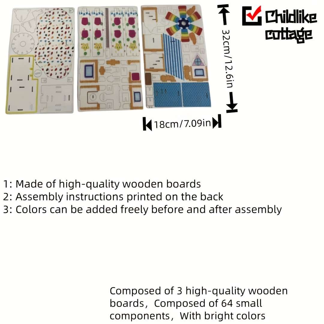 Building Toy Architectural Model Toy Set Items Windmill House