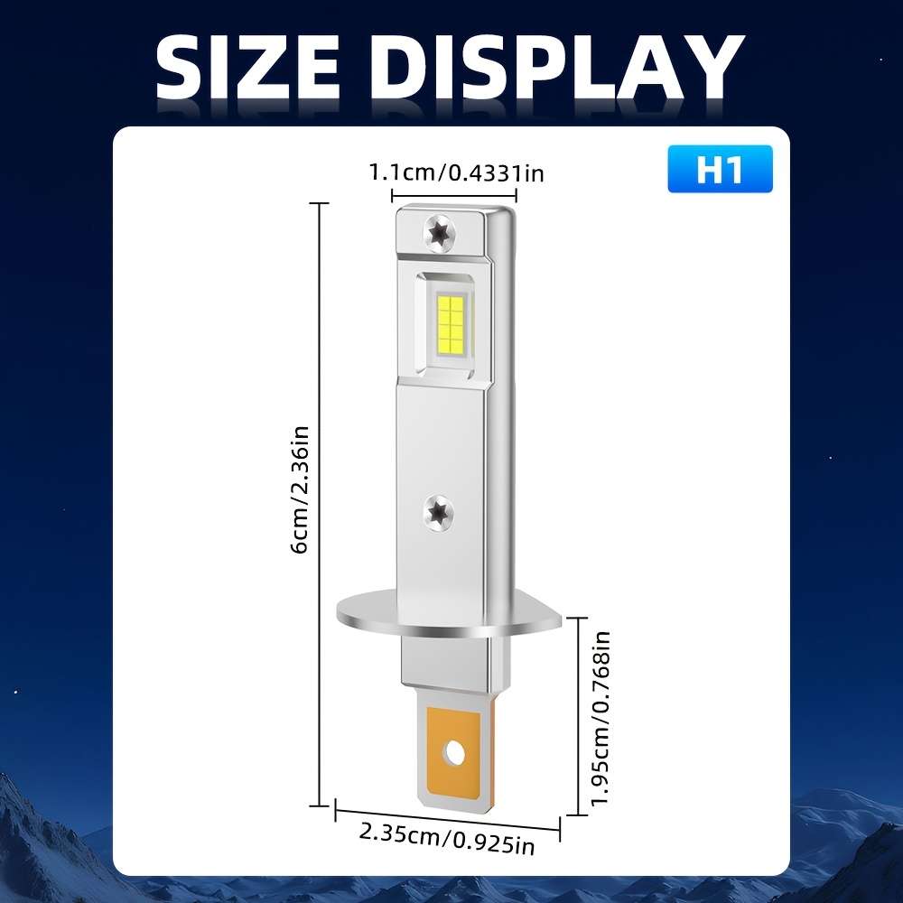 Car Lights Model H1 H7 4Pcs