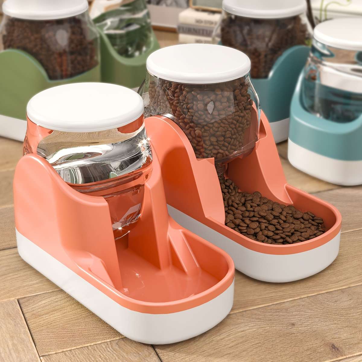 Pet supplies color Green drinking water