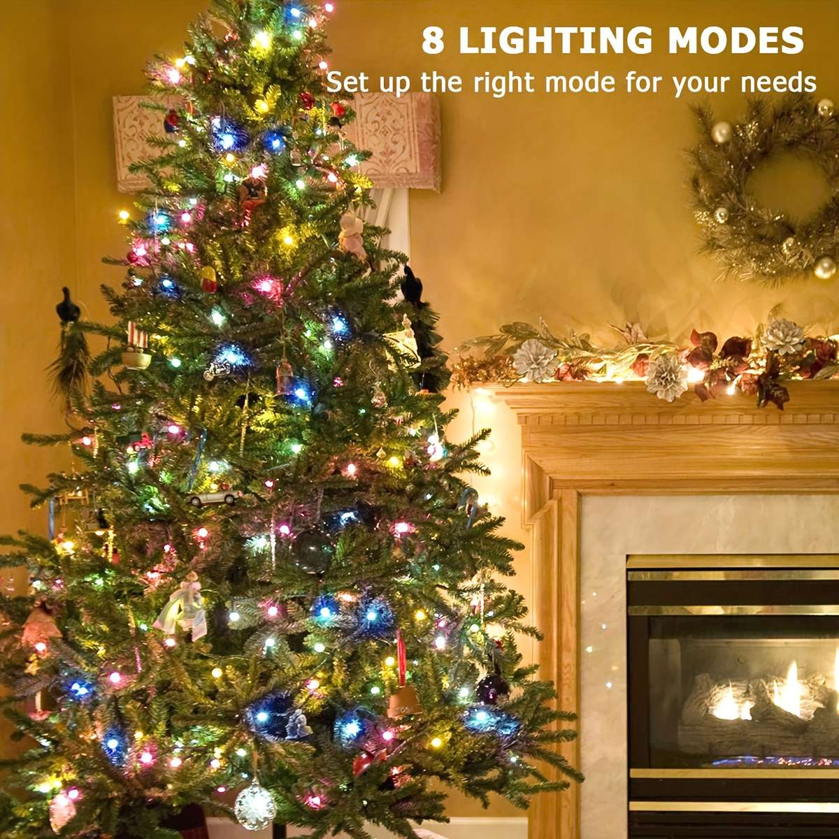 String Lights Color White Model  50Leds 7.01Meter