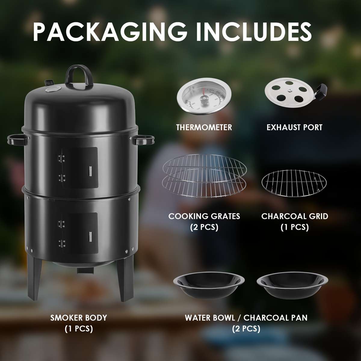 Barbecue Grill Color Black