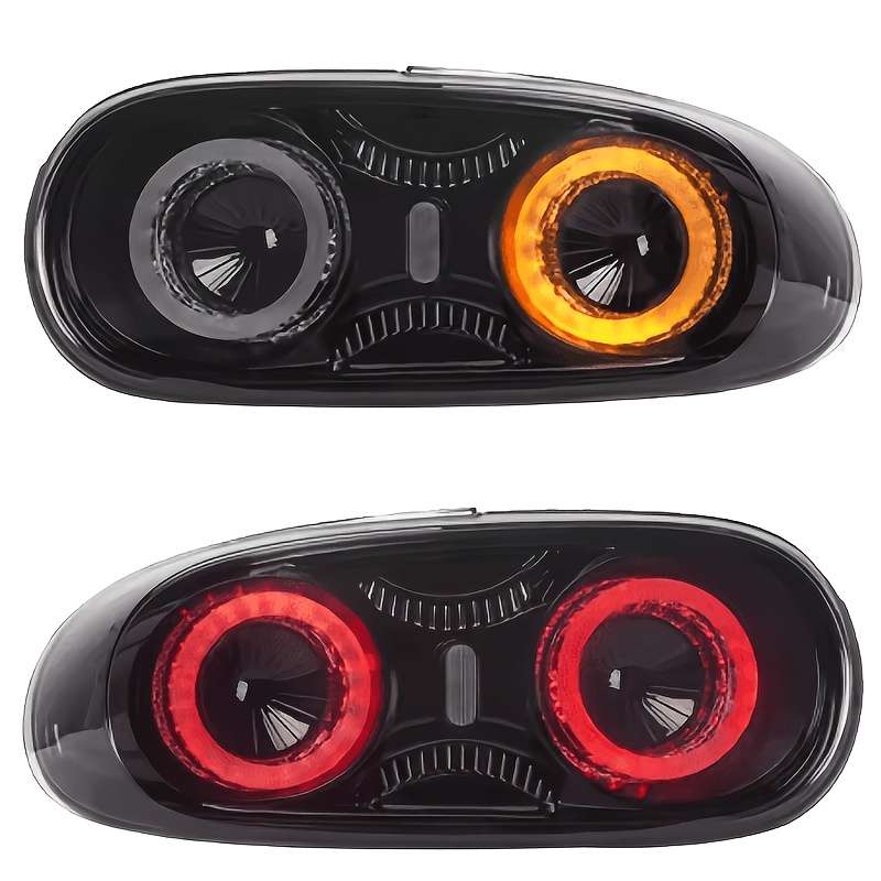 Car Lights Quantity 1 Set Smoked