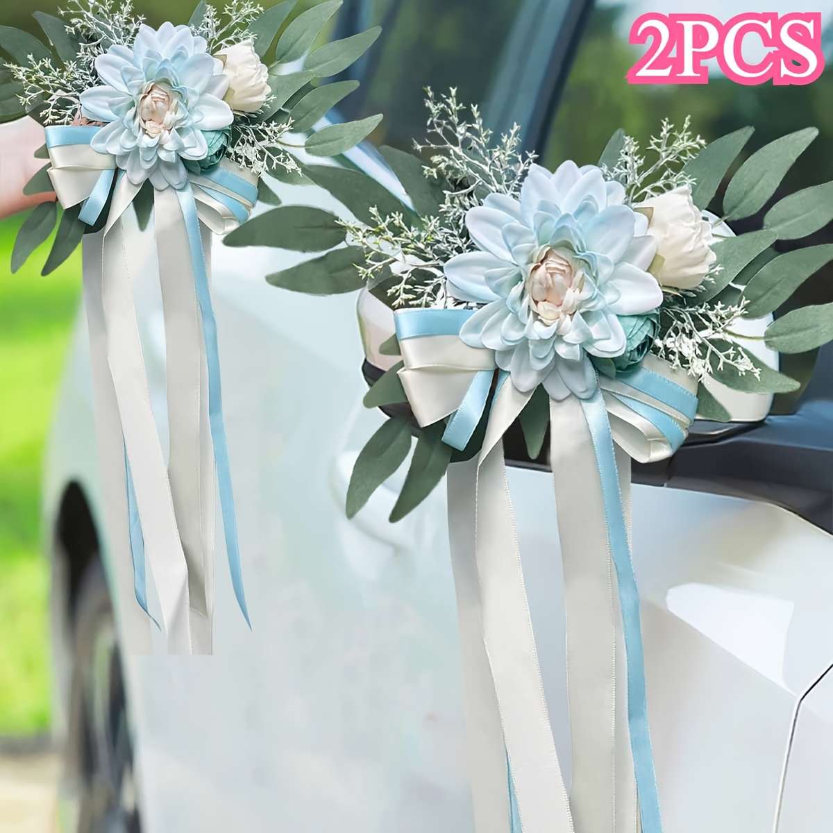 Wedding Supplies Color Polychrome Size 2Pcs Blue