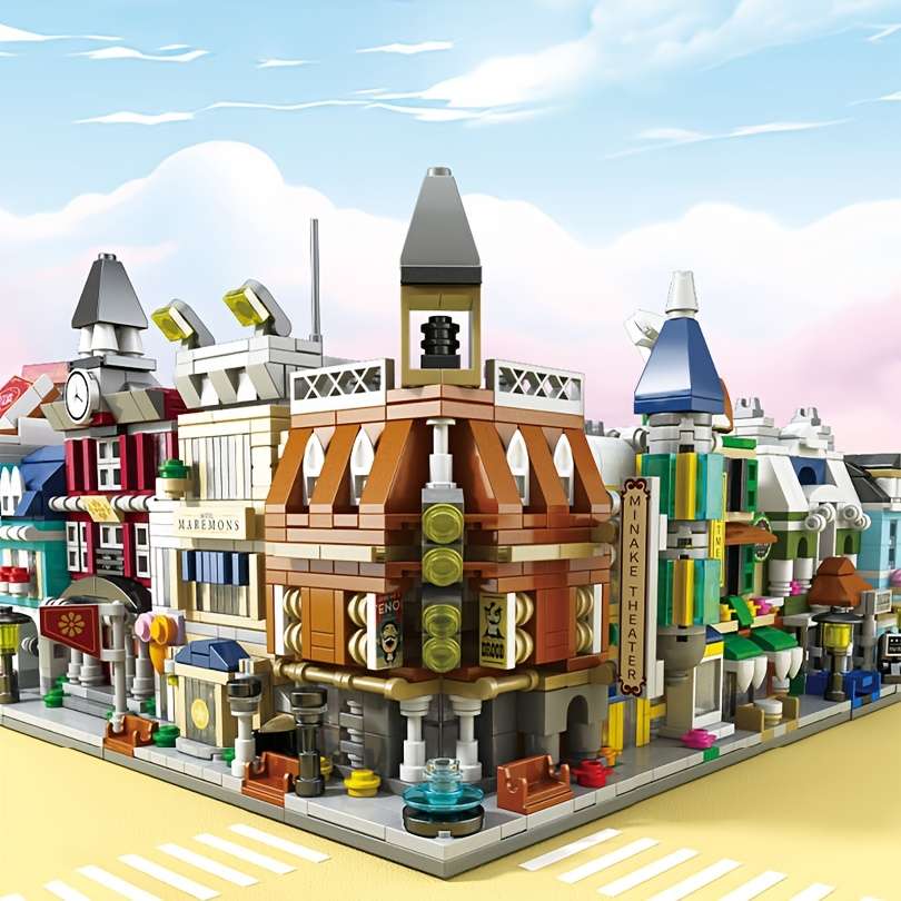 Building Toy Architectural Model Toy Set Items Fourth Set   559Pcs