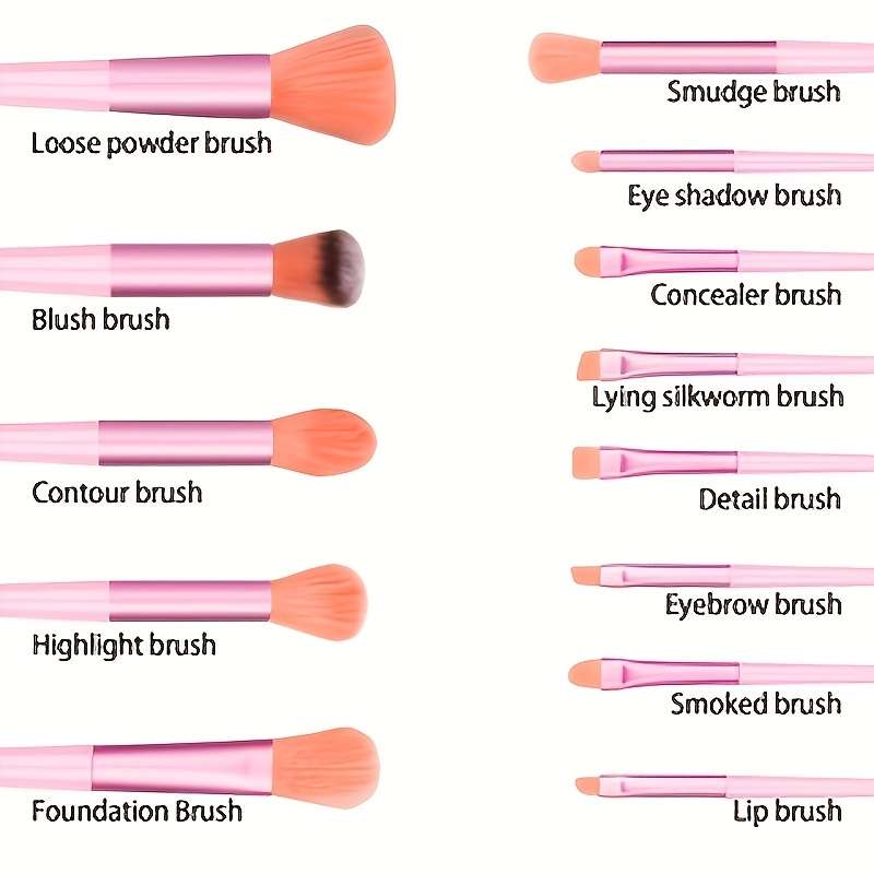 Makeup Brush Set Color Green Quantity16Pcs