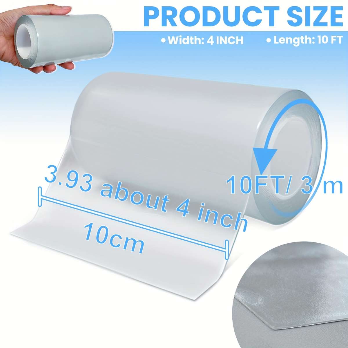 Adhesive Tape Color 4 Inches   5 Ft 10 Cm   1.5 M Quantity1 Set