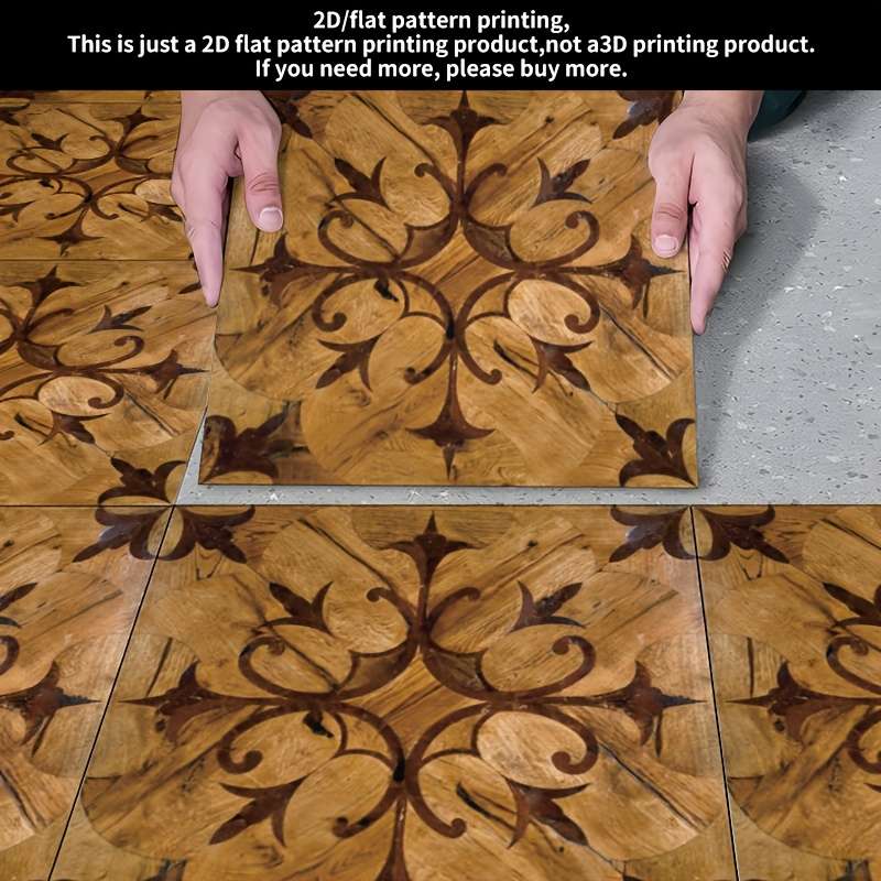 Self Adhesive Floor Stickers 11.8Inchx11.8Inch30X30Cm