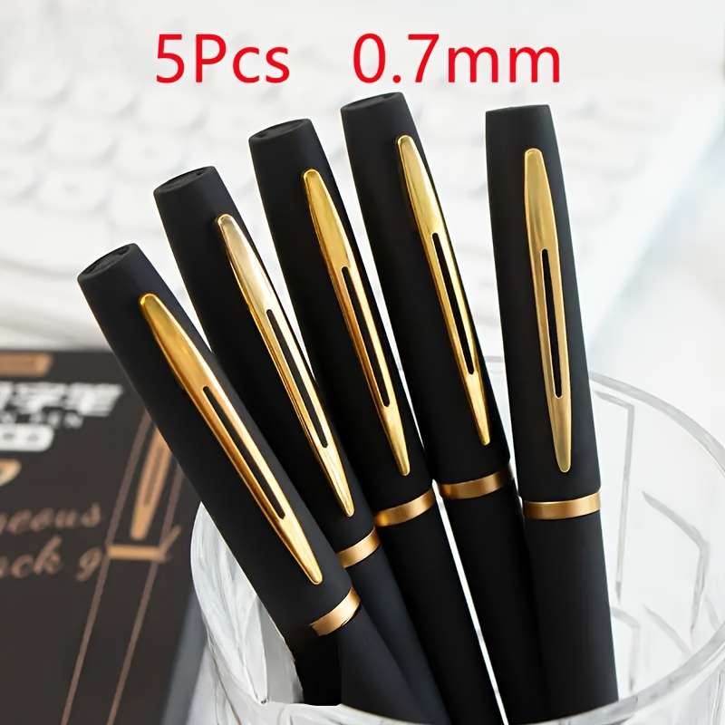 Pen color 07mm size5pcs Black