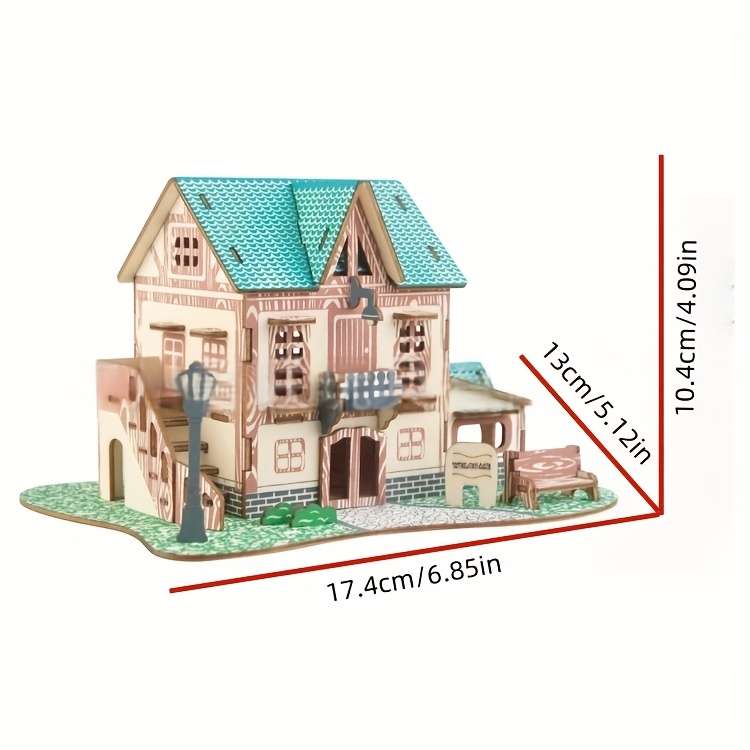 Building Toy Architectural Model Toy Set Style 2Pcs Set  Type B