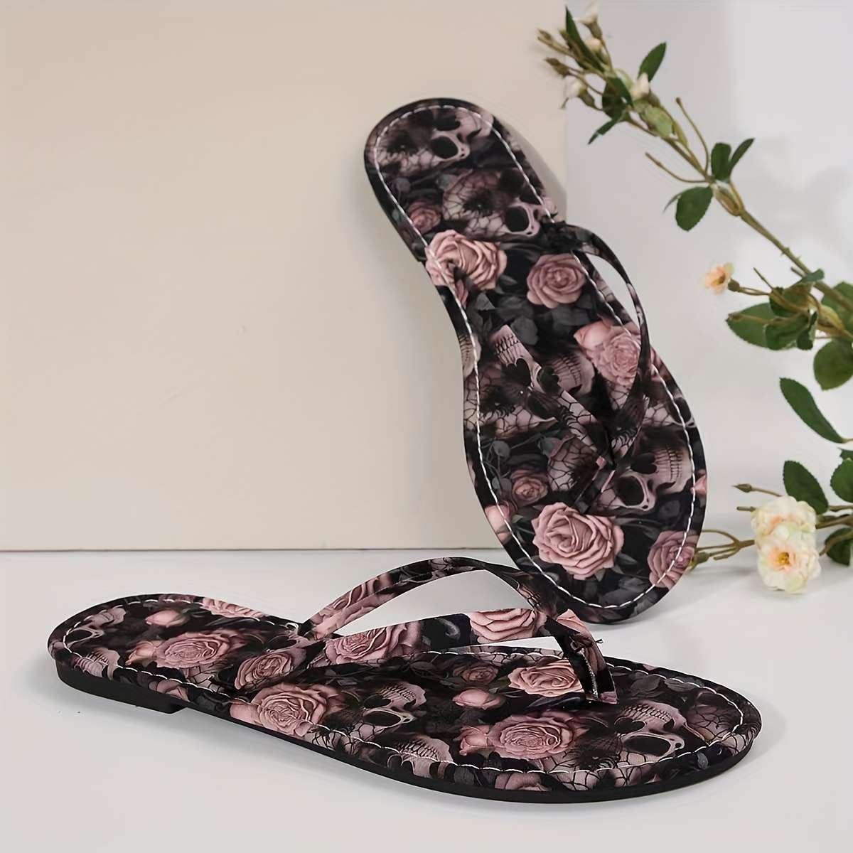 Ladies Summer Flip Flops Multicolor Uk 7