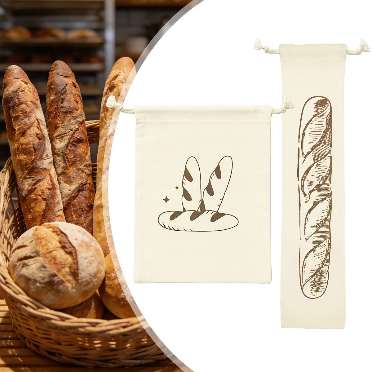 Food Storage Bags Model 2 Pieces Set