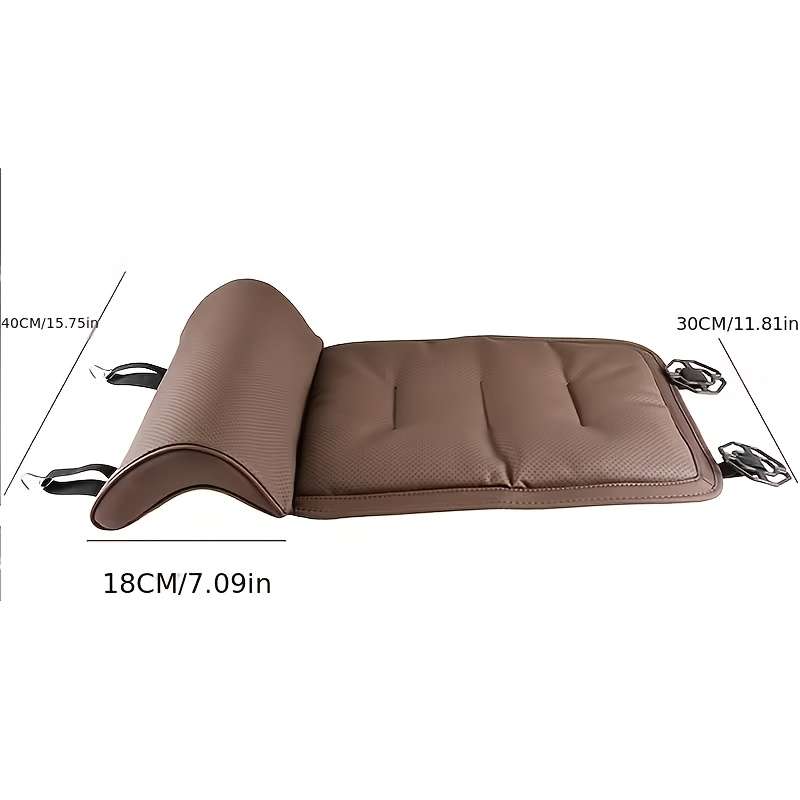 Car Seat Cushion Brown 2Pcs