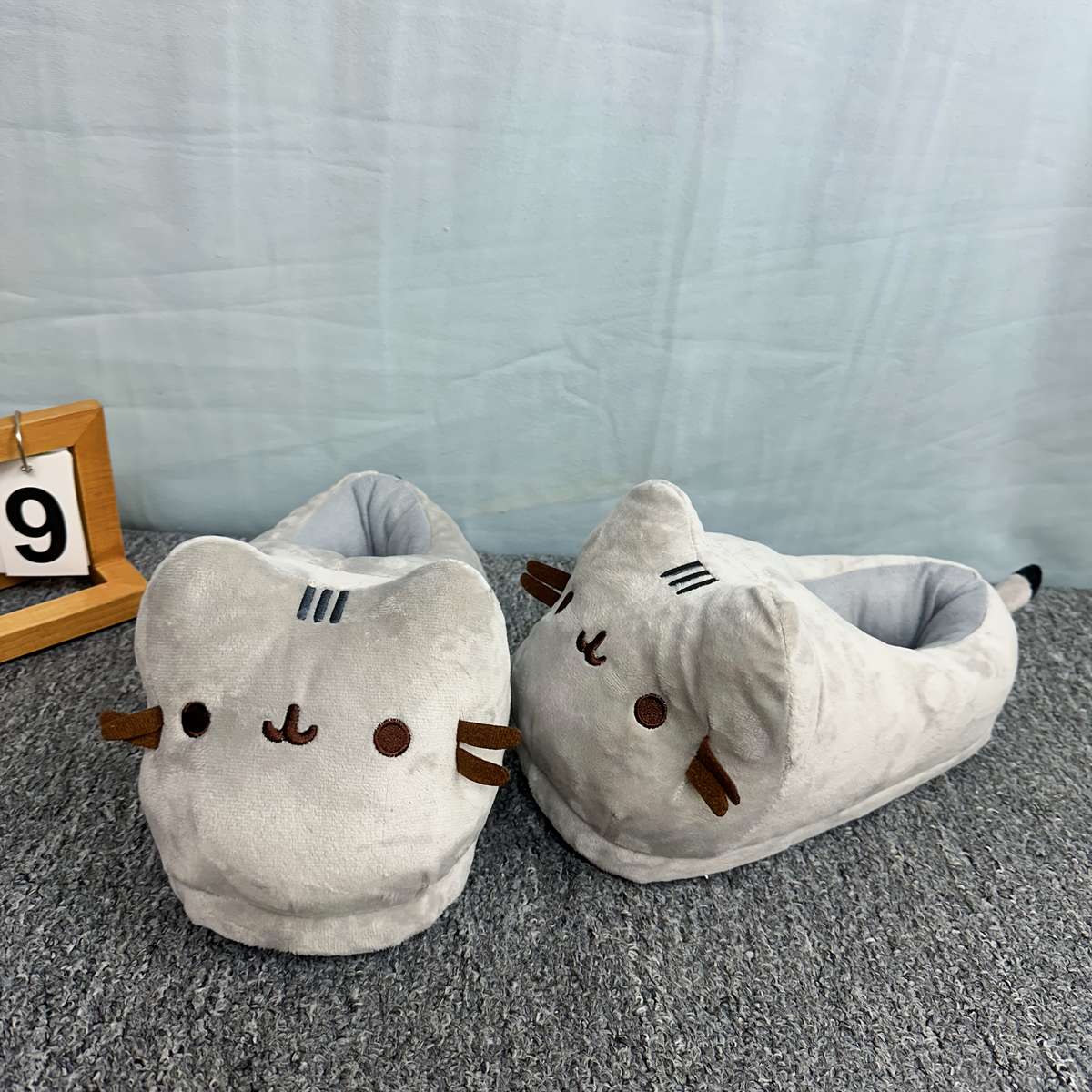 Cotton Slippers Color Grey Sizeuk 8.5