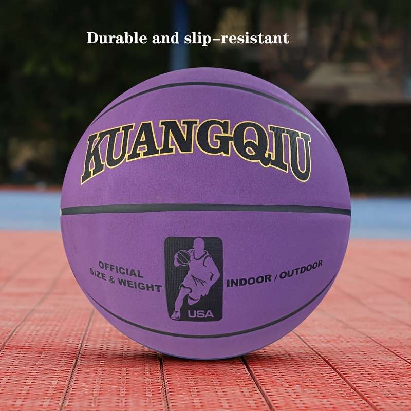 Basketball Color Purple No 7 Ball