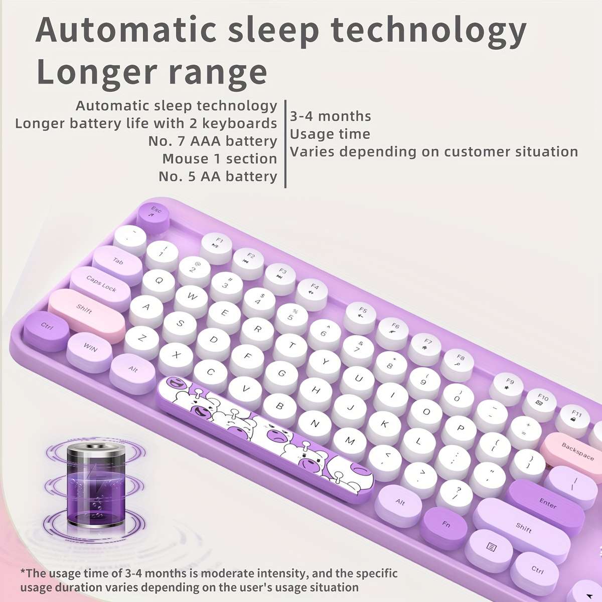 keyboard color Pink Mix