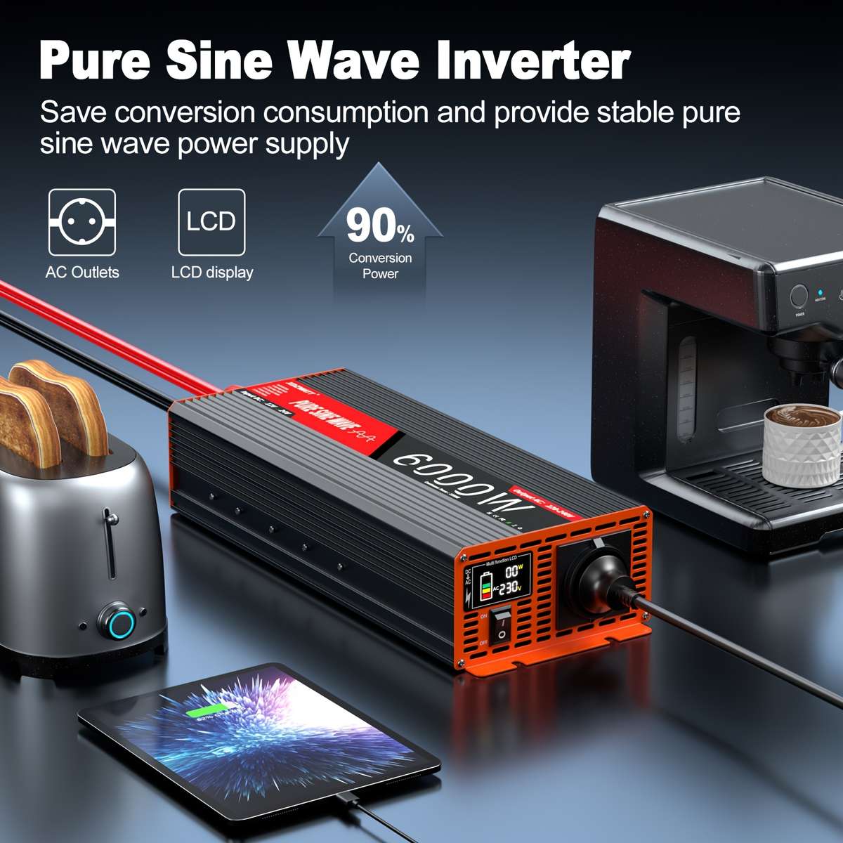 Inverter Model 12V6000W