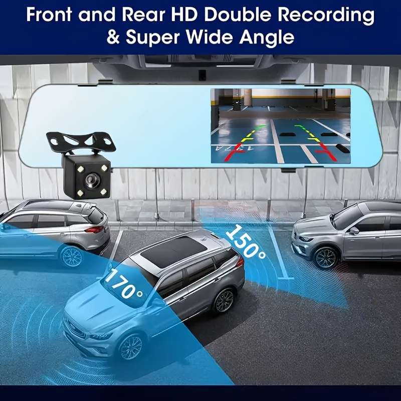 Dashcam Model Front And Rear Dual Cameras  Add  32G Card