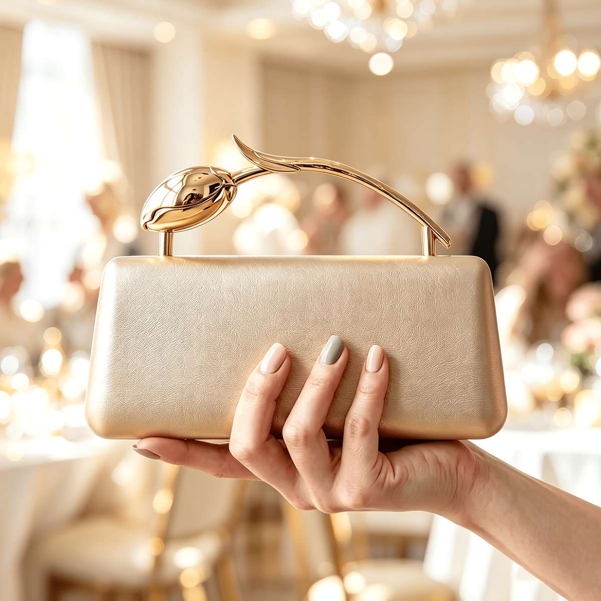 Women S Handbags Flower Plain White