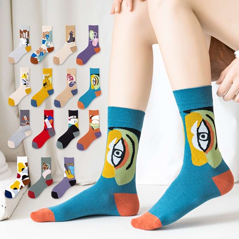 Women S Socks Color 5 Pairs Of Random Mixed Colors Size Onesize