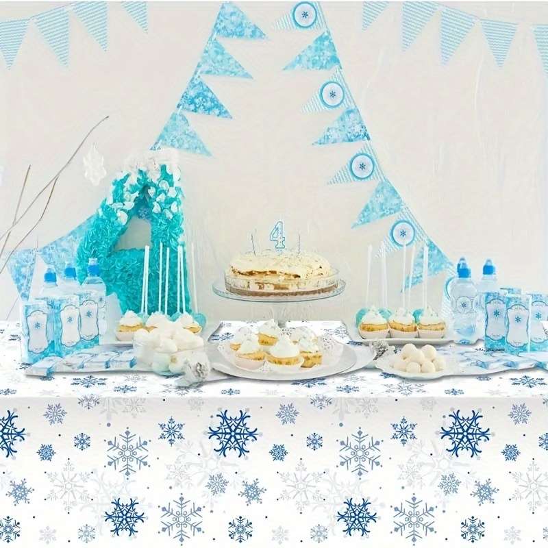 Christmas Tablecloth Color White Quantity 2Pcs
