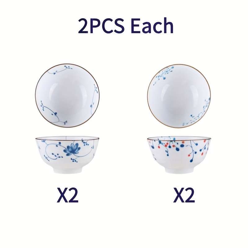 Bowl Color 12.7 Cm Cereal Bowl 4 Pcs